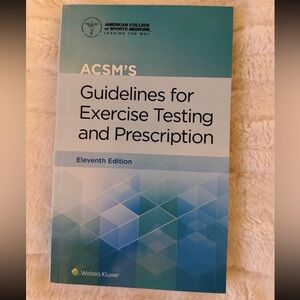 ACSM's Exercise Testing Guidelines Book